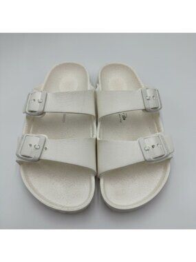 Birkenstock Arizona Eva White Sandals Waterproof Slides Beach Pool Shoes 32